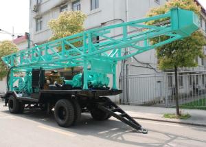 China 8 Tyre Trailer SPJT300 Rotary Water Well Drilling Rig wholesale