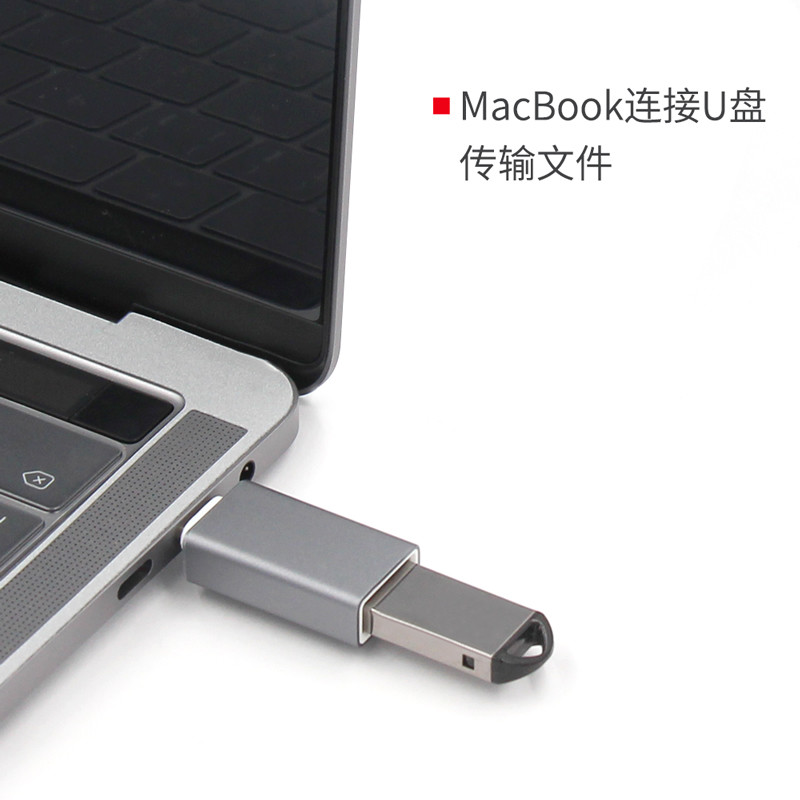 2020 Macbook Pro Usb Hub , Aluminum OTG Usb A To Usb C Adapter