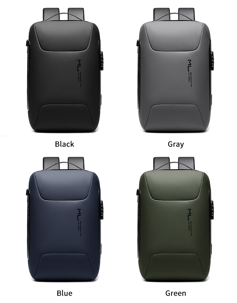 Factory hot sell custom school laptop USB charging men notebook waterproof anti theft backpack men bagpack laptop Backpack