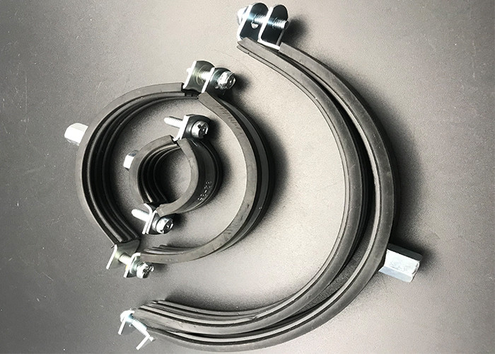 Heavy Duty Cushion Clamps Rubber Lined EPDM Pipe Clamps