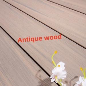 China Weather Resistant Teak WPC Outdoor Decking Anti UV Plastic Composite Lumber wholesale