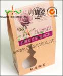 PVC Windows Cardboard Food Packaging Boxes , Self Closing Cardboard Takeaway