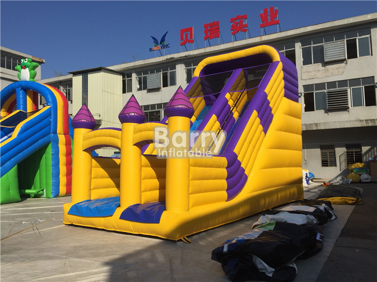 Octopus Inflatable Water Slide With Pool Amusement Park
