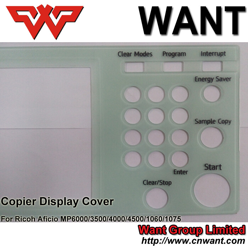 MP6000 MP1060 MP1075 MP3500 MP4000 MP4500 Copier Display Cover compatible For Ricoh Aficio Copier