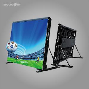 China 960x960mm High Protection Sport Stadium Perimeter LED Display With Soft Mask wholesale