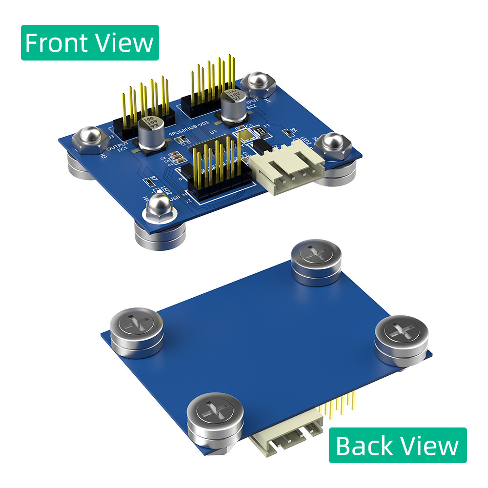 4-Port USB 2.0 Hub With Additional Power And Magnetic Base