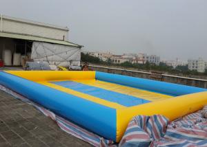 China Commercial large inflatable swimming pools multi color for summer water park 8m wholesale