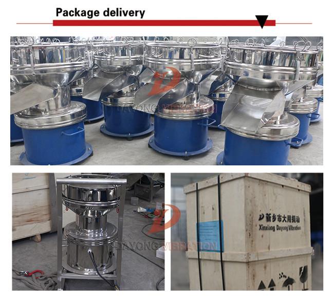Easy Operation And Maintenance Circle Slurry Liquid Vibro Sifter Machine