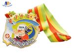 Personlized Metal Award Medals Colorful Filled Medailles 88.9*3MM