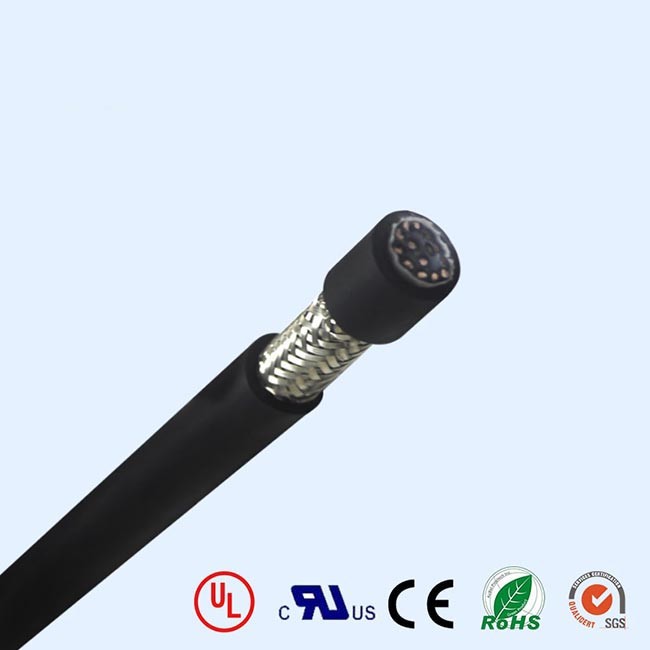 Electronics Cable Flame Retardant Flexible Shield UL2464 3*16AWG OD7.6mm