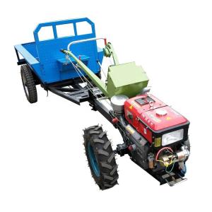 China Garden 5.67kw 8HP 2 Wheel Walking Tractor With Trailer Mini Size wholesale