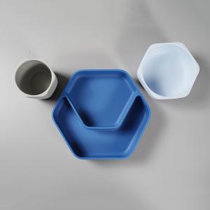 China LFGB Certification Portable Tasteless Silicone Suction Baby Plate wholesale