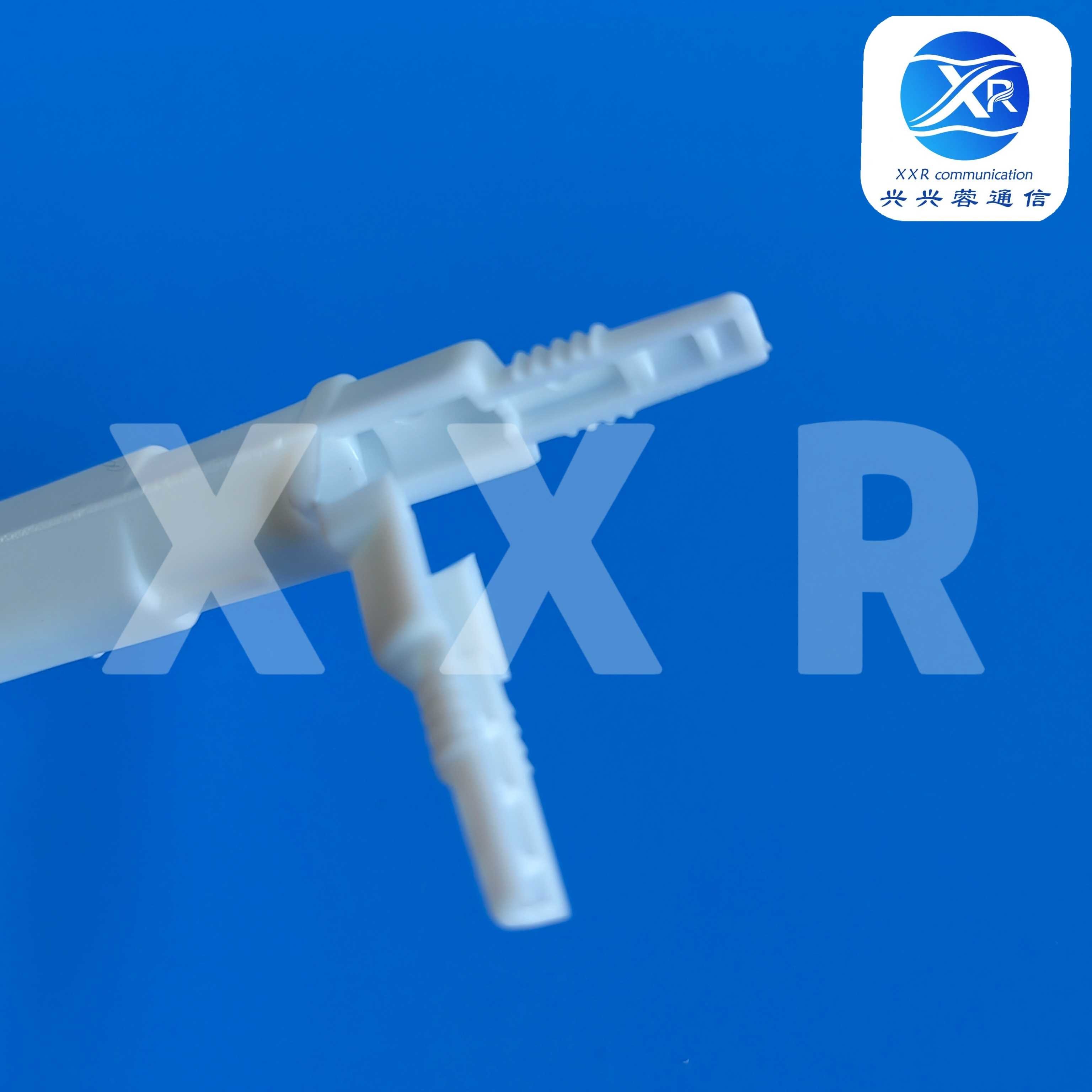 White FTTH Fiber Optic Fusion Protection Round Box For Drop Cable Optic Fiber Fused