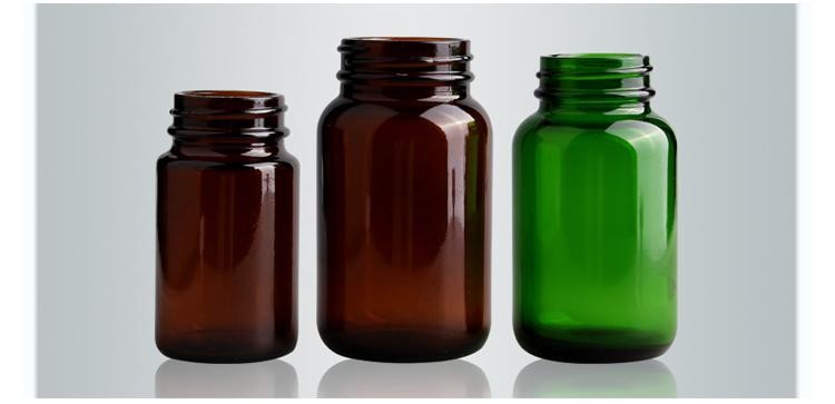 Amber Blue Glass Reagent Bottles 500ml 250ml Apothecary Jar