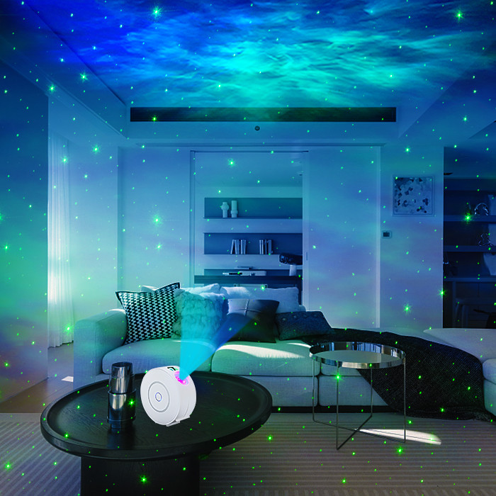 Multipurpose Smart LED Alexa Night Light Projector Durable Compatible
