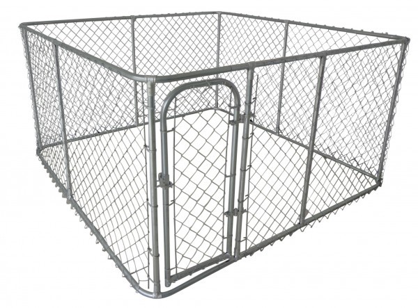 Metal Outdoor Portable Dog Kennels Outside Dog Kennels 2.3mm Diameter