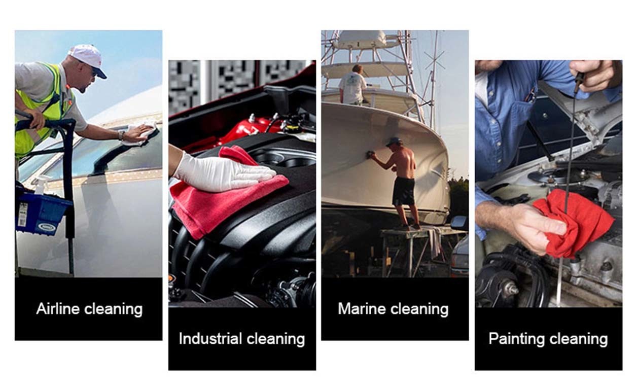 Marine Cleaning 10kg Packaging 60cm Mixed Cotton Rags