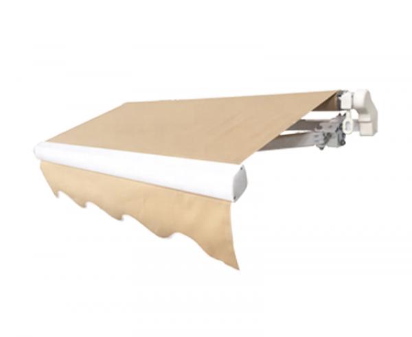 Aluminum Waterproof Retractable Awning Yard Door Shop Awning 40x40mm