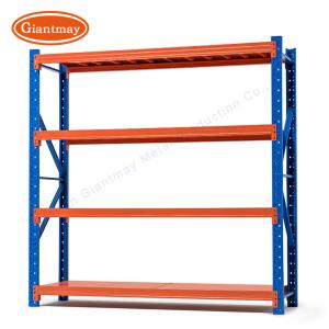 China Commercial Iron Shelf System Warehouse Rack Floor Standing Display Unit wholesale