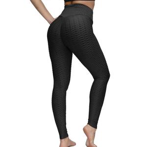 China Solid Anti Cellulite Bum Lifting Leggings , Waist Slimming Booty Leggings wholesale