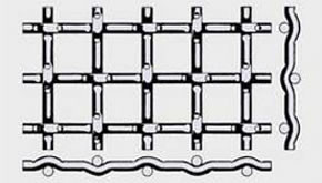 Heavy Duty Crimped Mining Screen Mesh Sheet For Vibrating Machine With Hook / Reinforcing Edges