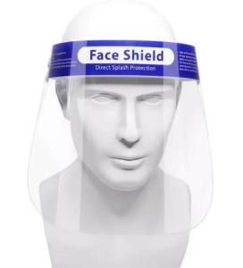 China Men / Women PET Material CE Protective Face Shield Visors wholesale