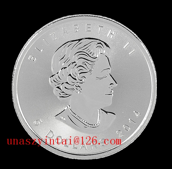 Canadian Maple Leaf Impression Silver Coins