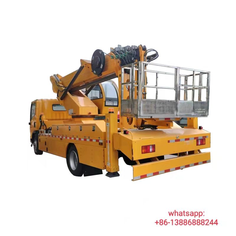 Sinotruk Howo 32 Meter Single Row Straight Arm Aerial Work Truck Heavy and High Lift Lifting Truck