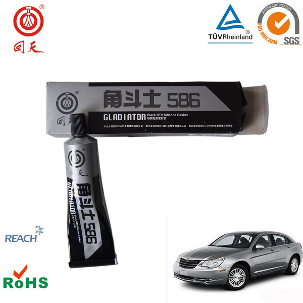 586 Black Gladiators Silicone Gasket Maker 55g for auto gasket , netural curing