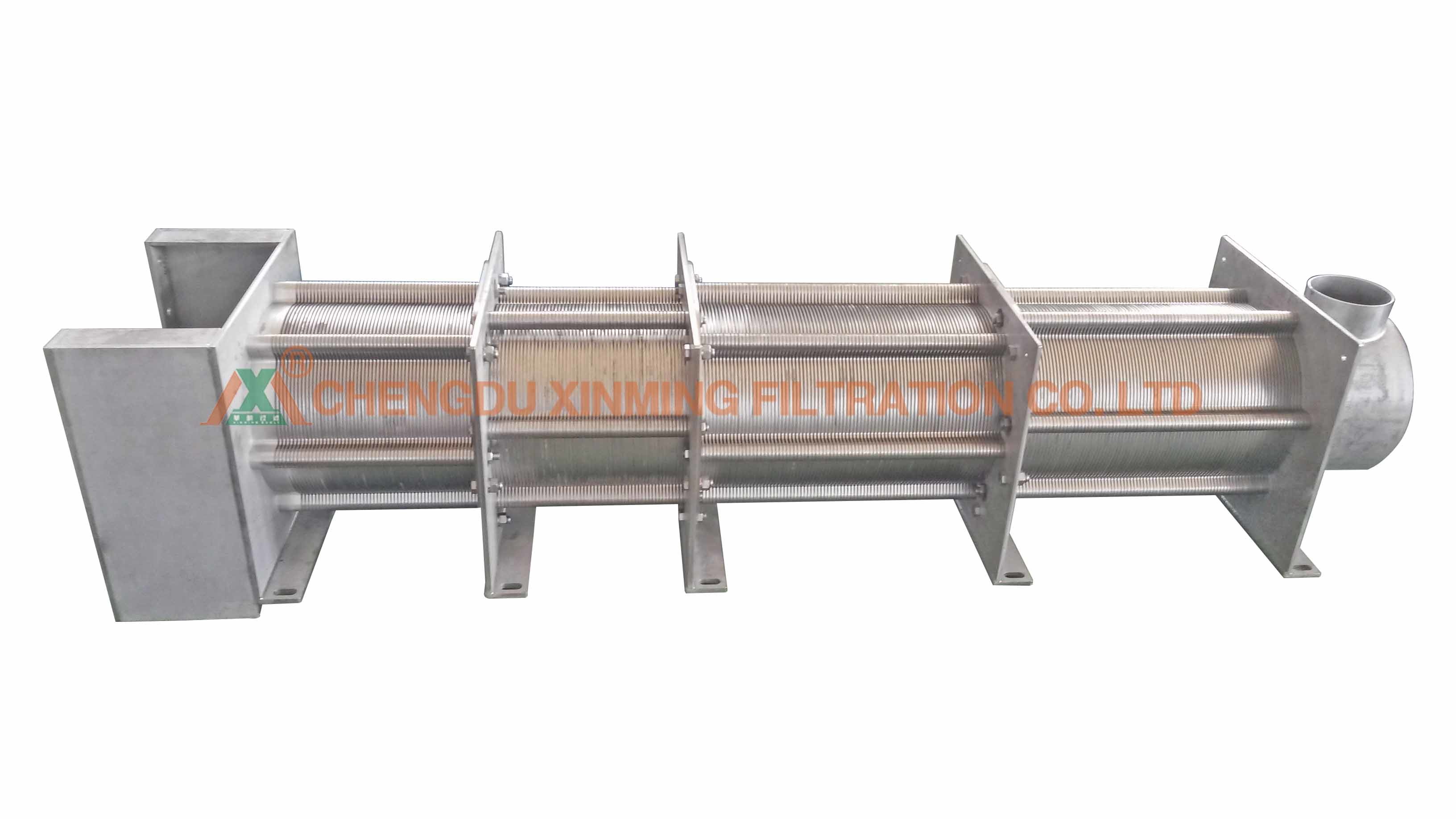 New Type Filter Press Sludge Dewatering Machine 555mm Height Of Mud Exit From Ground