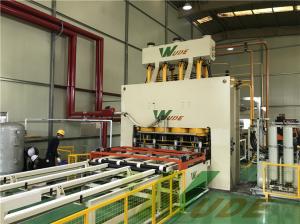 China Industrial MDF PB Short Cycle Lamination Line , Short Cycle Press Machine wholesale