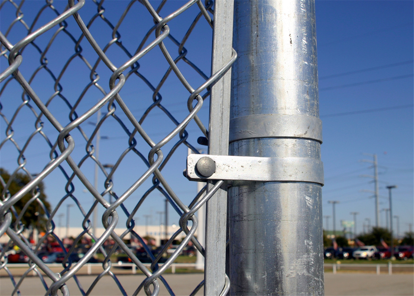 Chain link mesh fabric 1"x1"/25.4mmx25.4mm diameter 9GA/3.66mm 11GA/2.95mm High security for residnetial and Commerical