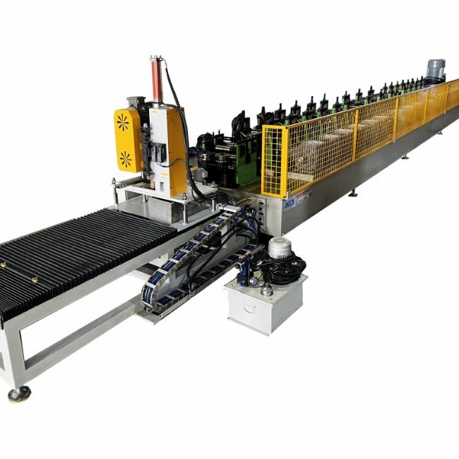 Gearbox Driven Steel Storage Rack Roll Forming Machine With Advanced Punching Capability
