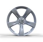 Silver 20 Inch Monoblock Wheels 2 Piece Forged Wheels For Cars