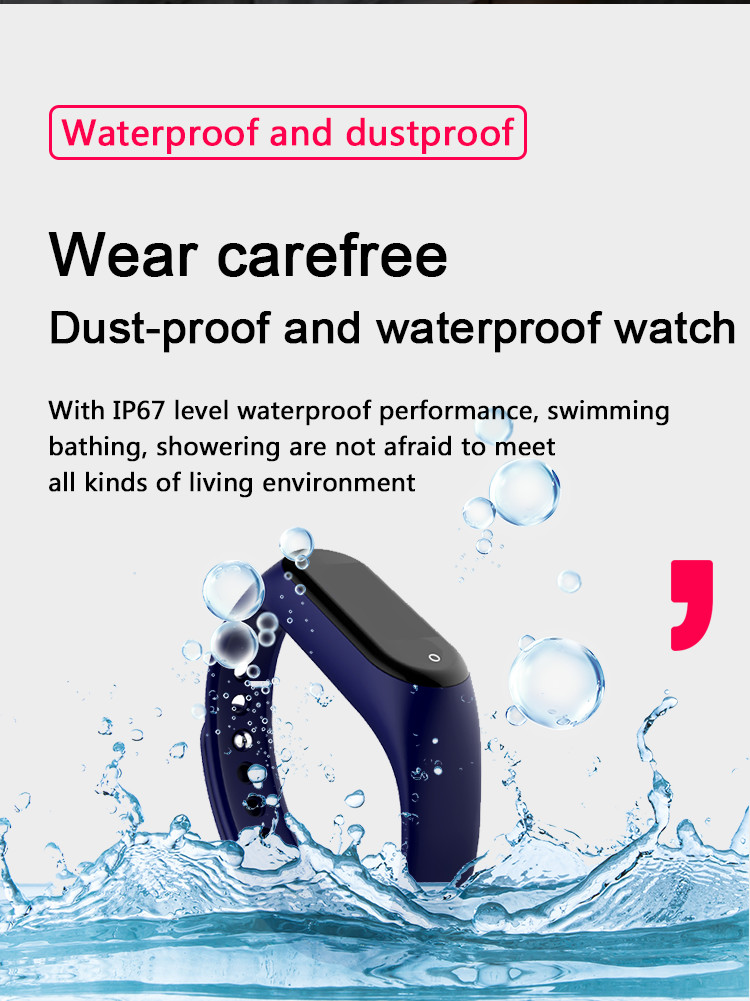 M14 Smart Wristband Bracelet 0.96inch TFT 80*160 Display Heart Rate Blood Pressure Watch for OPPO
