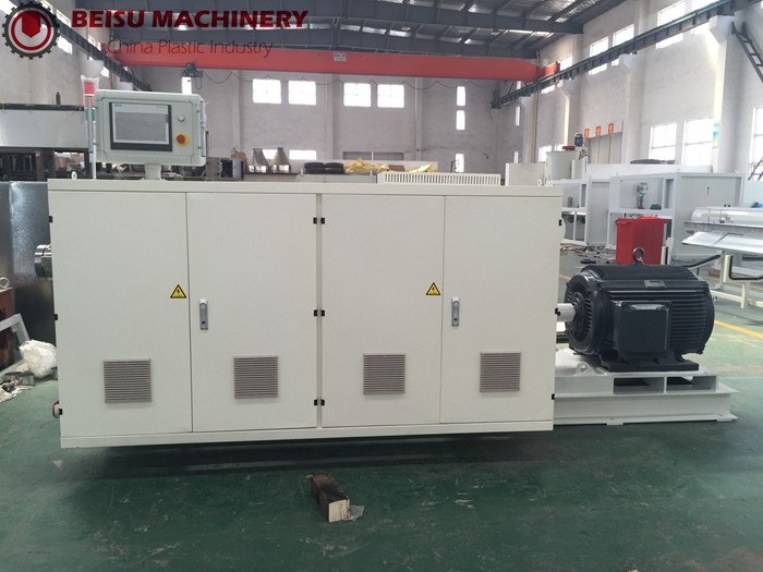PE / PPR Pipe Plastic Extrusion Machine Siemens Motor High Performance