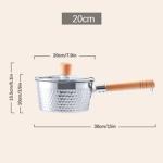 18 / 8 Kitchen Stainless Steel Cooking Pot With Glass Lid