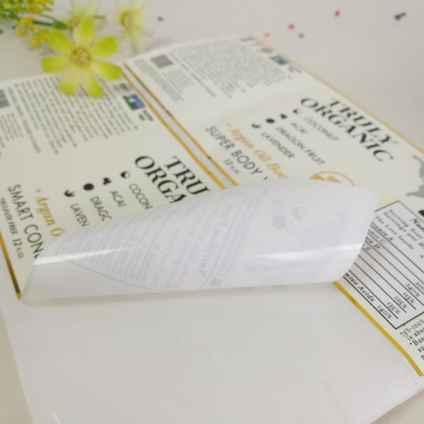 Personalized Custom Sheet Adhesive Food Packaging Label Sticker With Logo
