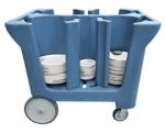 Restaurant Dish Storage Carts Tableware Trolley