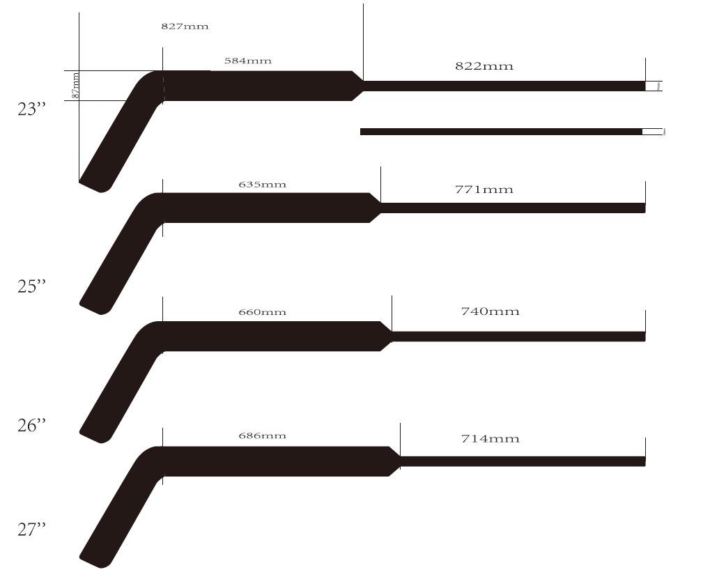 Matte / Glossy Carbon Fiber Field Hockey Stick Junior Goalie 500 Lbs Strength