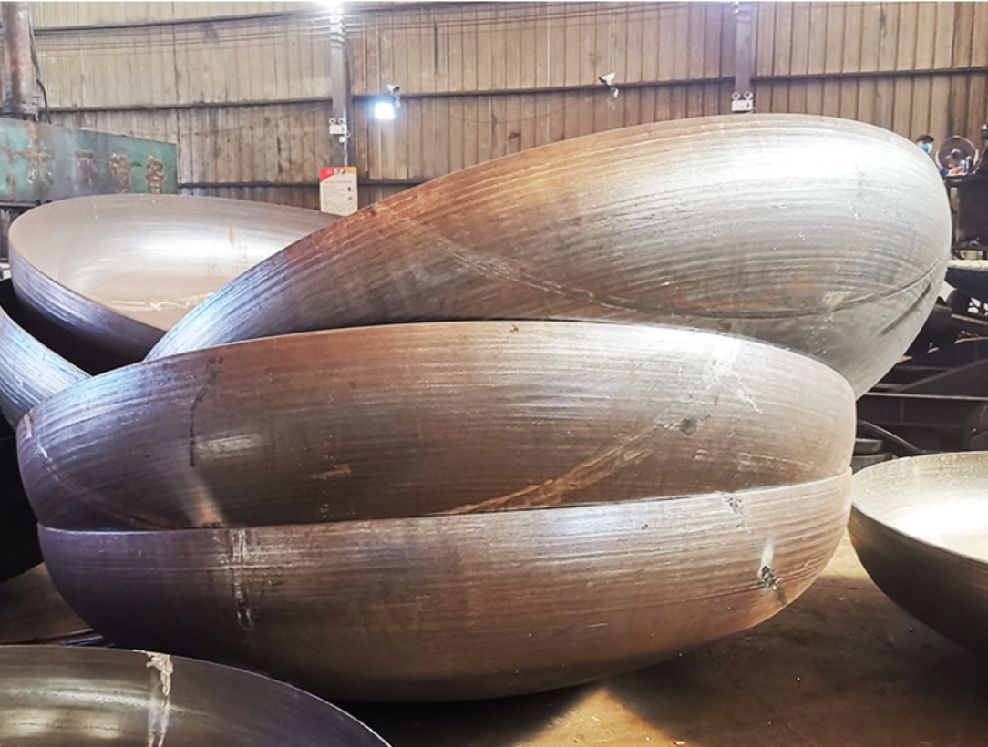 OEM Pressure Vessel Head Spherical Crown Head Carbon Steel Large Diameter