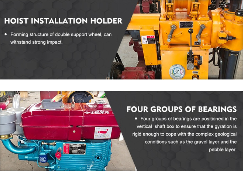 Crawler Mobile Water Well Drilling Rigs , Dth Borewell Machine