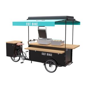 China Europe Style Burger Food Cart 150KG Load Capacity CE Certification wholesale