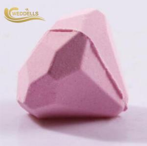 China Mixed Colors Diamond Shaped Bath Bomb With Cruelty Free Natural Ingredients wholesale