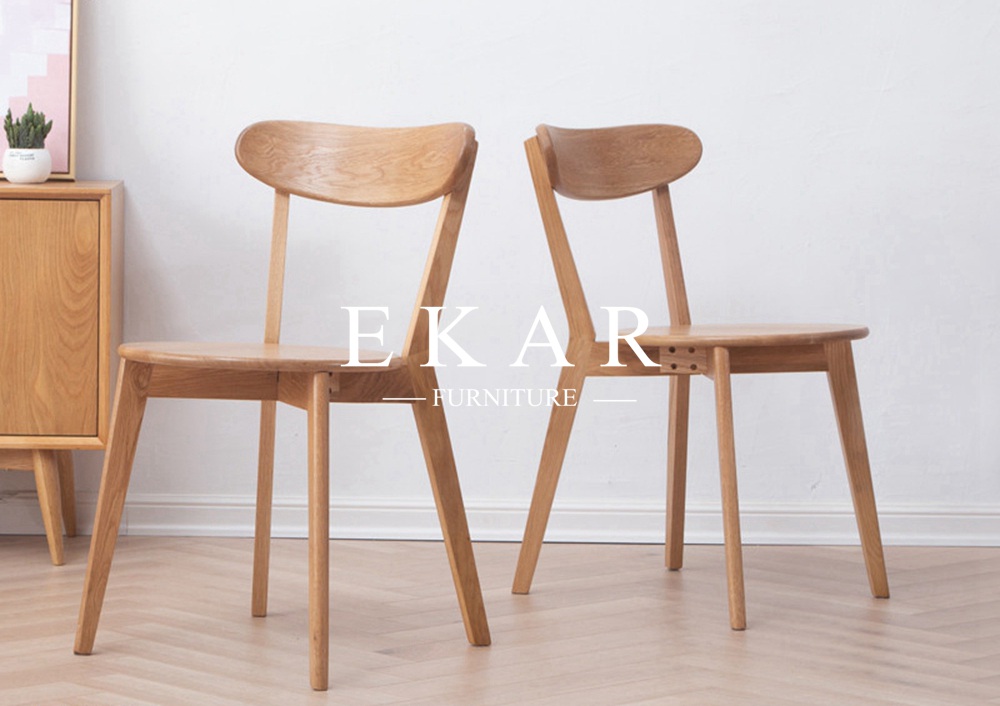 High Back Nordic Design Metal Leg Modern Dining Chair