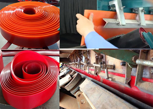 Casting Polyurethane Conveyor Belt Skirting PU Sealing Skirting