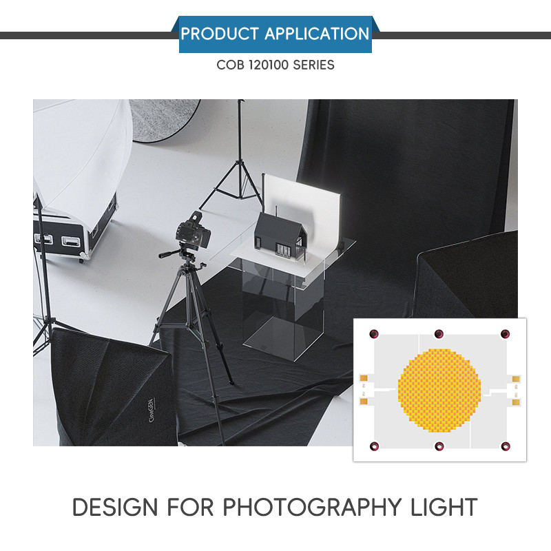 2700K 6500K Dual Color High Power LED COB 1200W COB LED Photography light