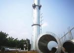 Hot Dip Galvanized Steel Electrical Substation Structure Pole with Flange