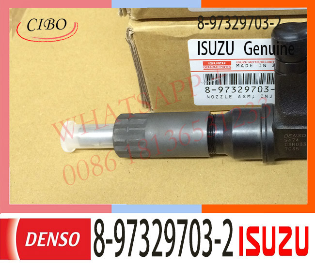 8-97329703-2 Diesel Engine Fuel Injector For ISUZU 4HL1 6HK1 8-97329703-1 095000-5471 095000-5500