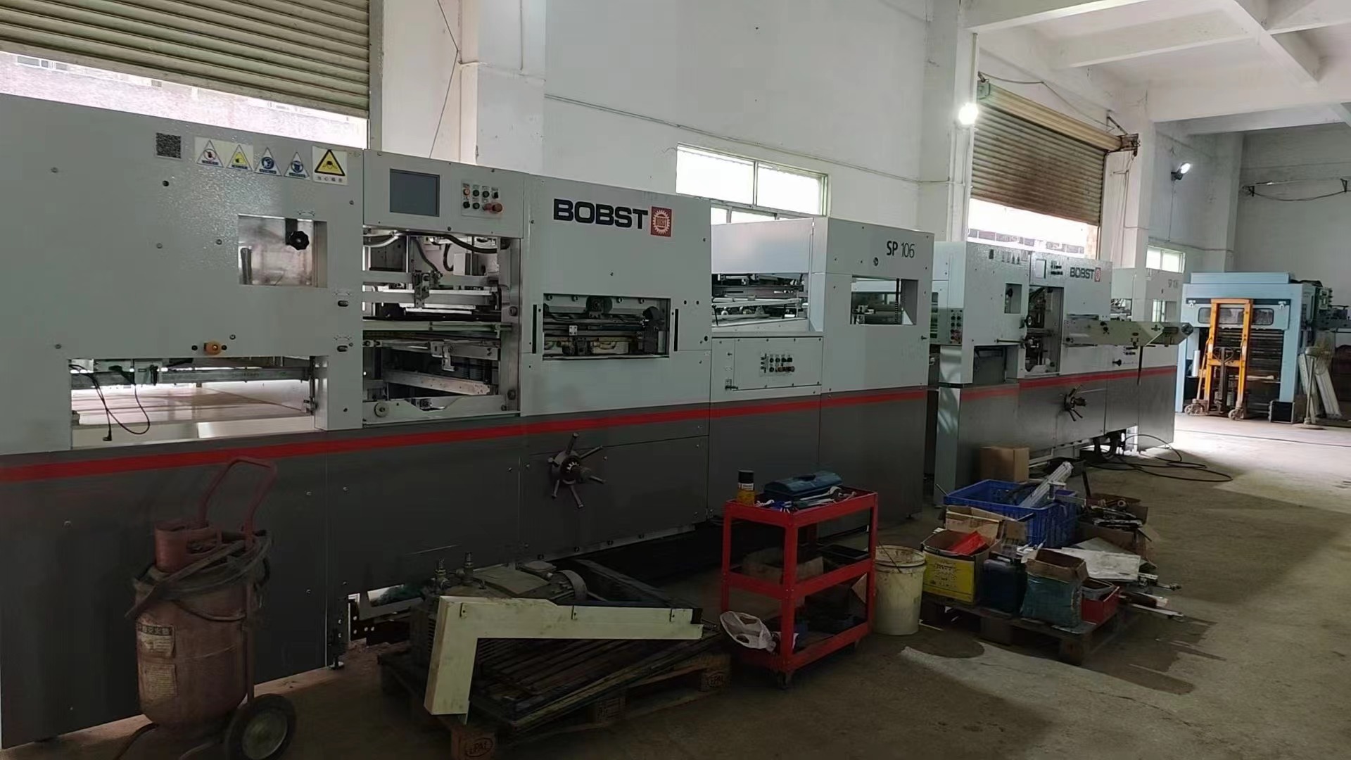 106 E Die Cutting Hot Foil Stamping Machine For Second Hand Used Post Press Equipment